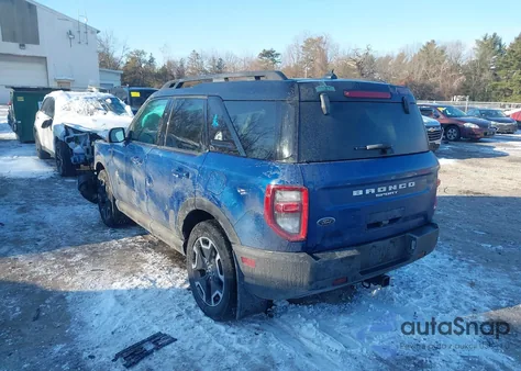 2023 Ford Bronco Sport Outer Banks из США, поврежденный, VIN 3FMCR9C67PRD21577